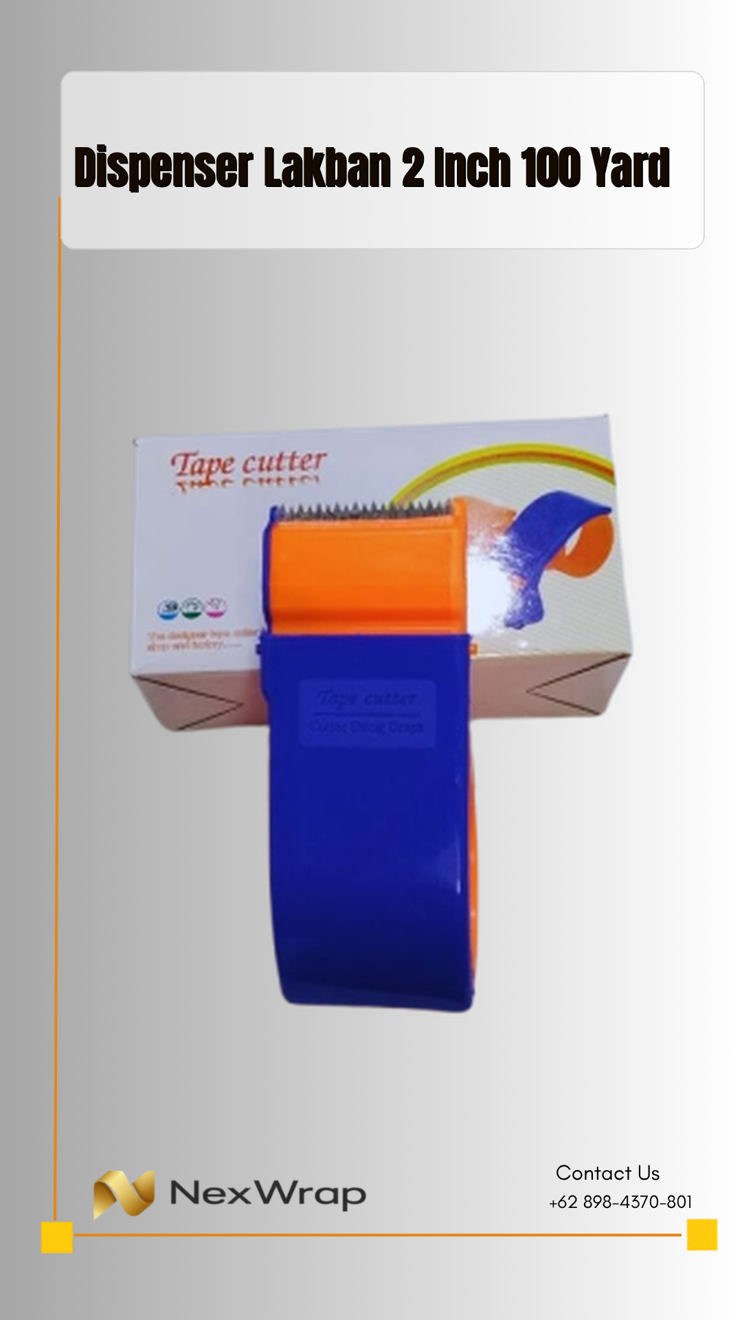 Pegangan Plastik Wrapping Mini Stretch Film Core 2 Inc Sealer