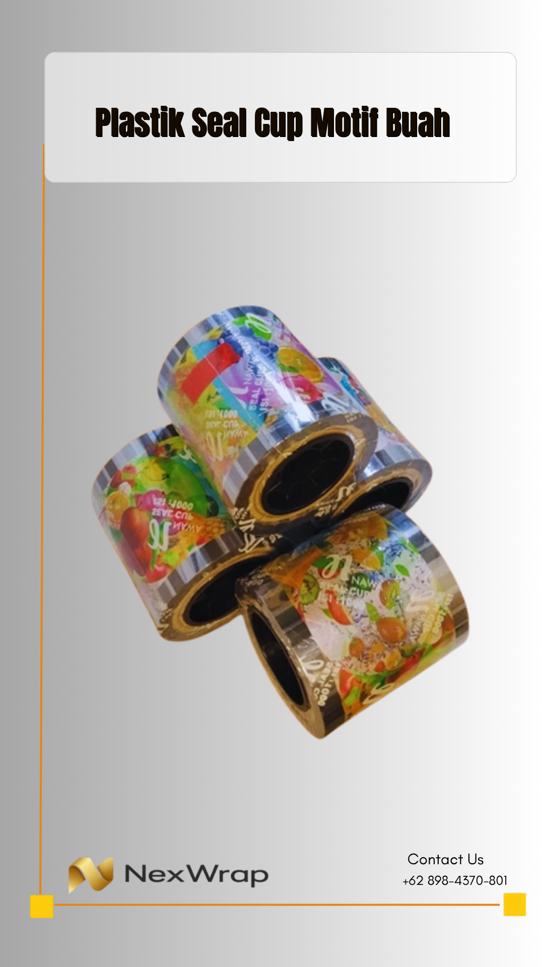 NAWA Plastik Seal Cup Isi 1000 1200 dan 2000 Pcs